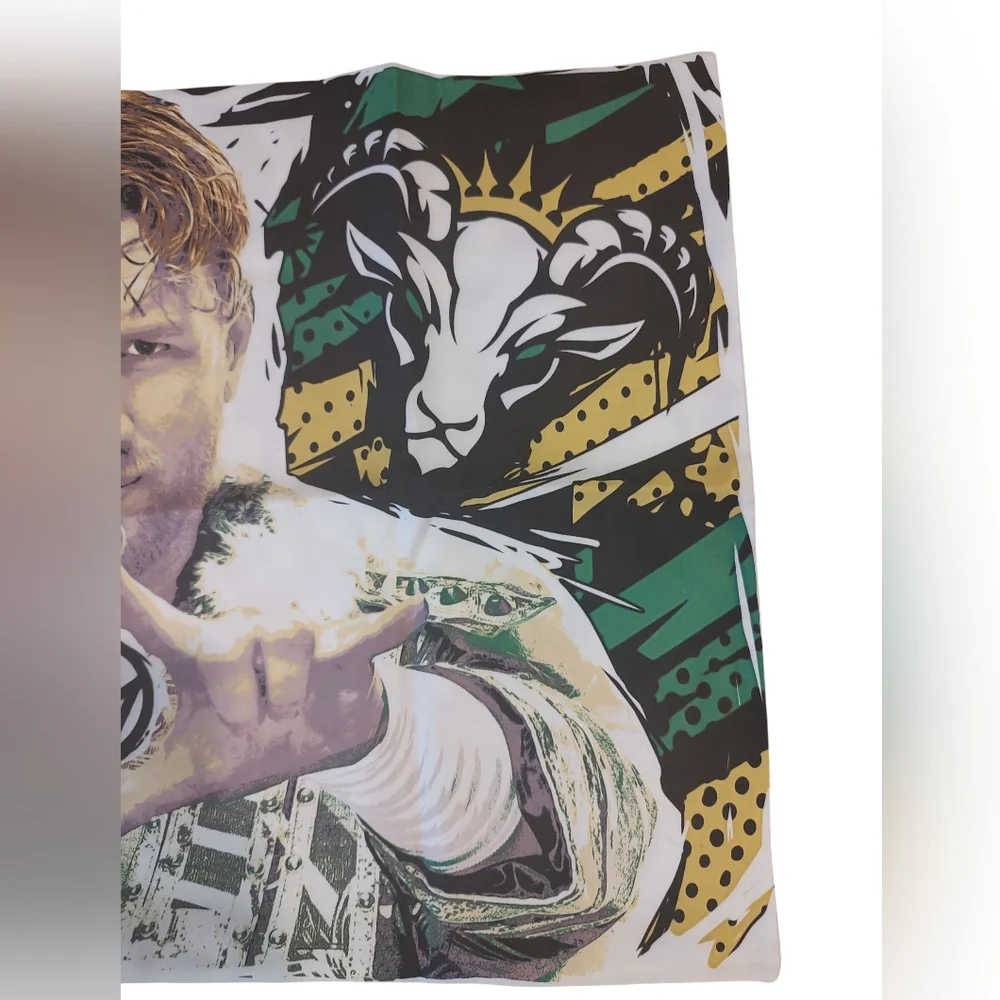 New-AEW Will Osprey Pillowcase and Bruv Patch
